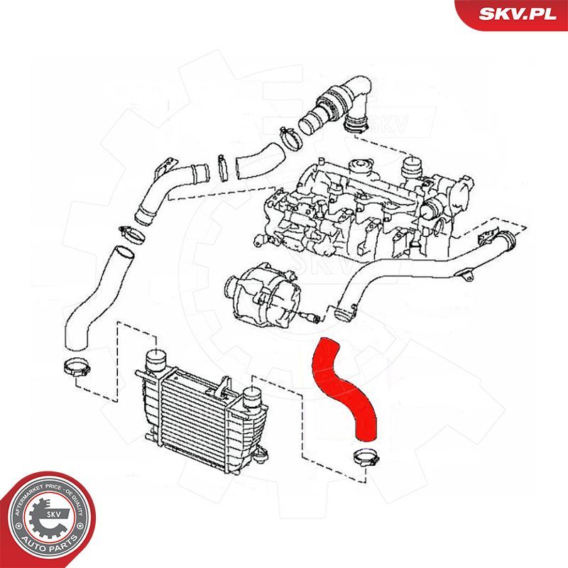 Шланг подачі наддувального повітря, Skv Germany 54SKV013