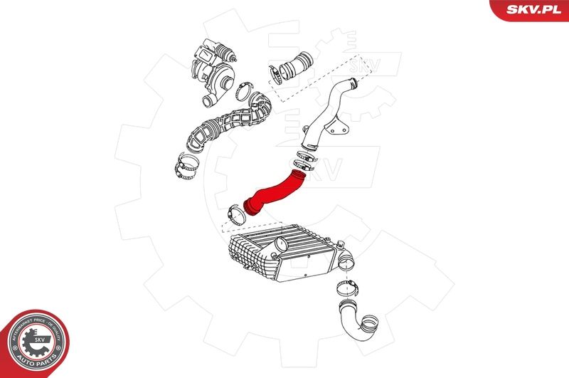 Шланг подачі наддувального повітря, Skv Germany 24SKV078