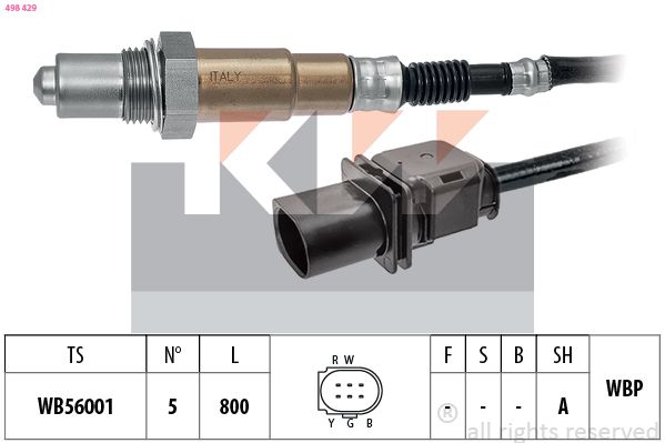 KW lambdaszonda 498 429