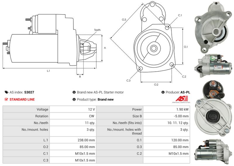 AS-PL S3027 Starter