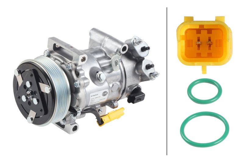 HELLA Compressor, air conditioning 8FK 366 204-431