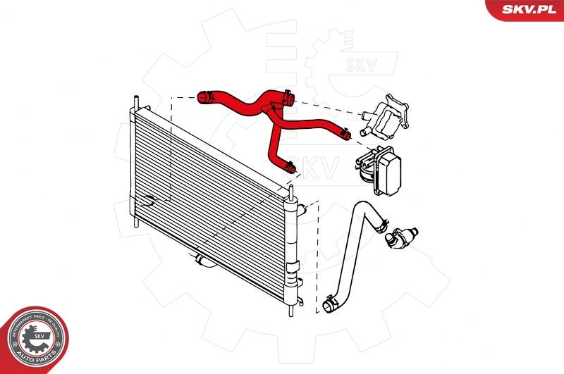 Шланг радіатора, Skv Germany 24SKV338
