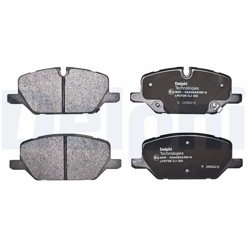 Set placute frana,frana disc LP3736 DELPHI