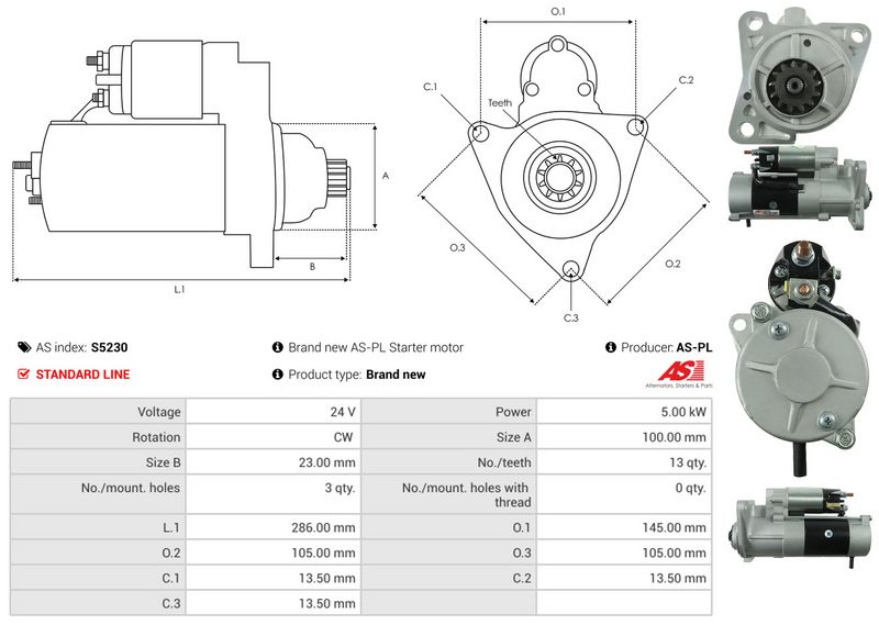AS-PL S5230 Starter