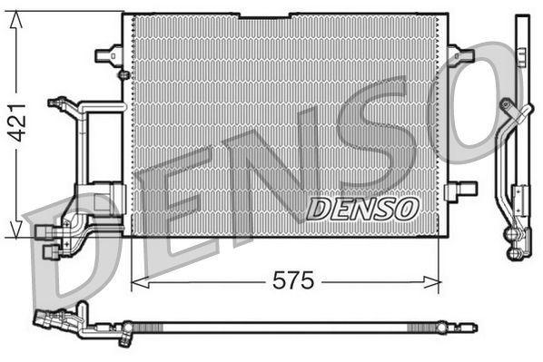 DENSO kondenzátor, klíma DCN32016