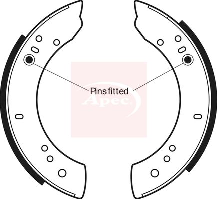 APEC Brake Shoe Set SHU271