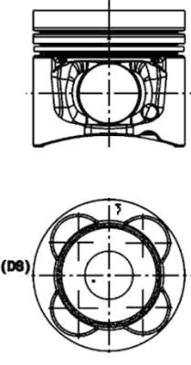 KOLBENSCHMIDT 40600600 Piston