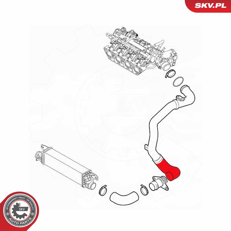 ESEN SKV 43SKV366 Charge Air Hose