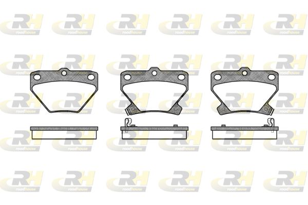 Комплект гальмівних колодок на Celica, Corolla, Prius, Yaris