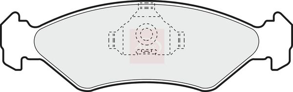 APEC Brake Pad Set, disc brake PAD959