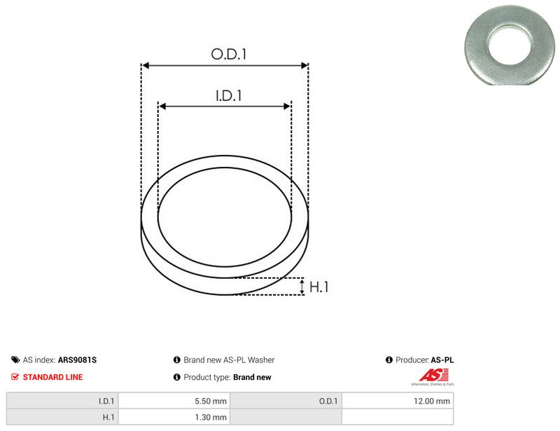 AS-PL ARS9081S Repair Set, alternator