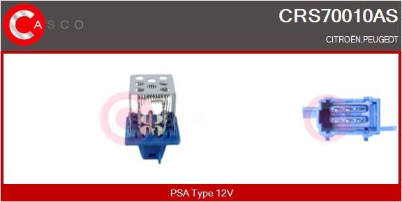 Резистор, компресор салону, Casco CRS70010AS