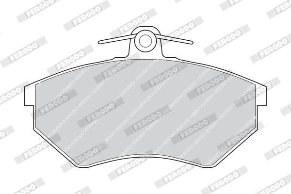 FERODO FDB774 Brake Pad Set, disc brake
