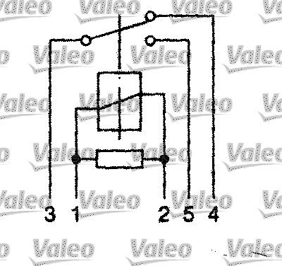 Реле, робочий струм, Valeo 643818