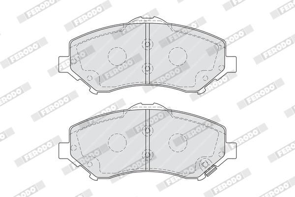 FERODO FDB4074 Brake Pad Set, disc brake