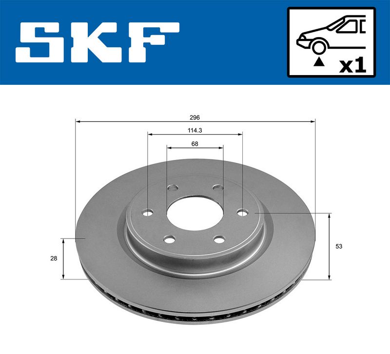 спирачен диск SKF