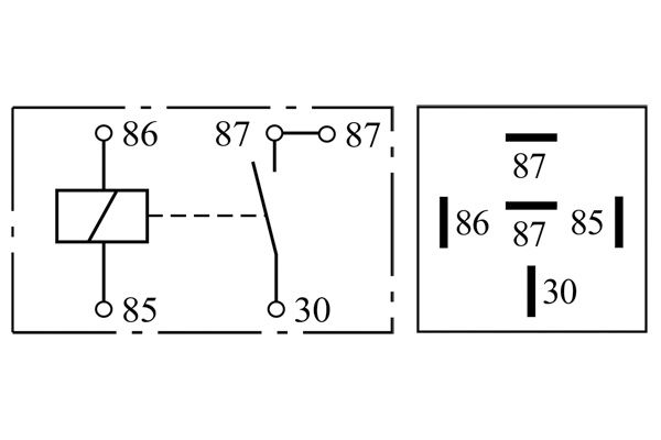 BOSCH 0 332 019 151 Relay, fuel pump