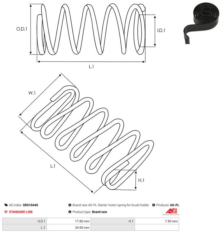 AS-PL SRS1044S Repair Kit, starter