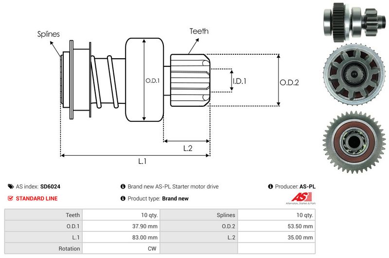 Vabajooks, starter, AS-PL SD6024