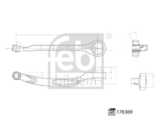 FEBI BILSTEIN 176369 Control/Trailing Arm, wheel suspension