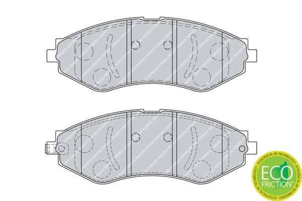 FERODO FDB1905 Brake Pad Set, disc brake