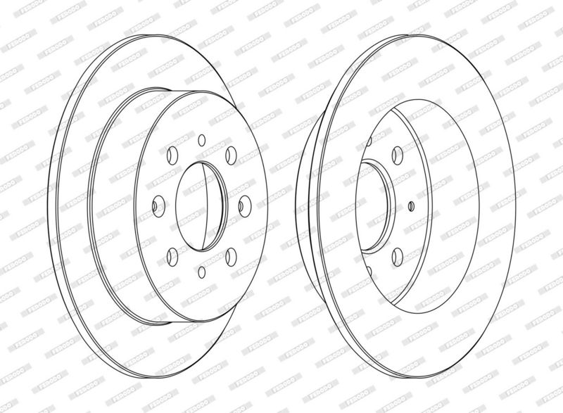 Disque+de+frein FERODO DDF1358C