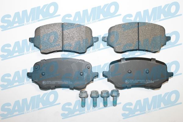 SAMKO 5SP2188 Stabdžių trinkelių rinkinys, diskinis stabdys