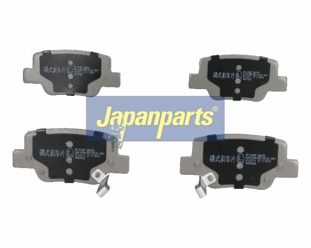 set placute frana,frana disc JAPANPARTS PP-224AF