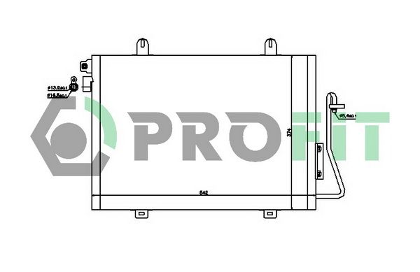 Конденсатор, система кондиціонування повітря, Profit 1901C1