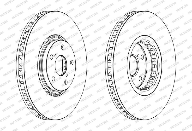 Disc frana DDF2498RC-1 FERODO