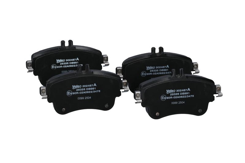 Piduriklotsi komplekt, ketaspidur, VALEO 302487A