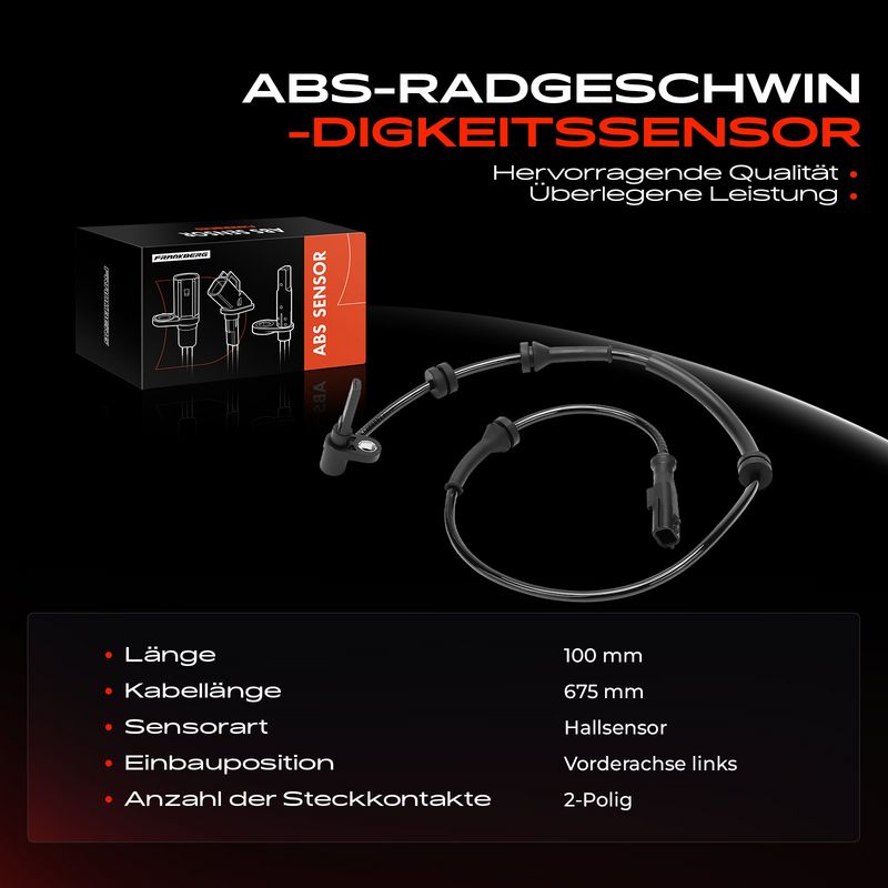 Frankberg 5481FB0031501 Sensor, wheel speed