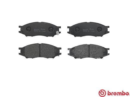 Комплект гальмівних накладок, дискове гальмо, Brembo P56083