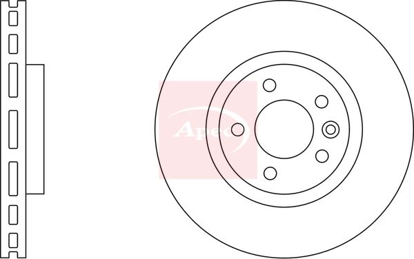 APEC Brake Disc DSK2323