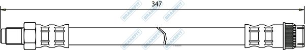 APEC Brake Hose BHO4002