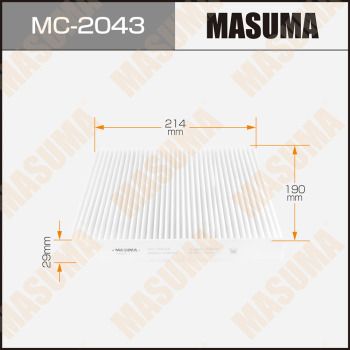 Фільтр, повітря у салоні, Masuma MC-2043