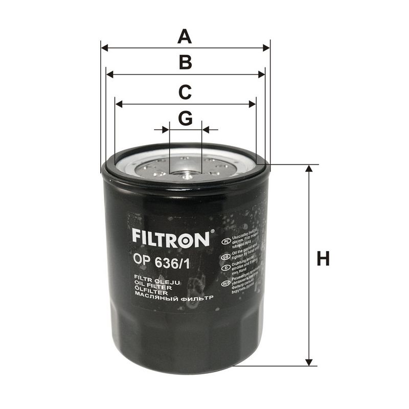 Oliefilter past: ISUZU CAMPO, TROOPER I  OPEL CAMPO  MITSUBISHI CANTER V (FE3, FE4, FB3, FB4), CANTER VI (FE5, FE6, FB5, FB6) 2.2D-4.9D 01.83-