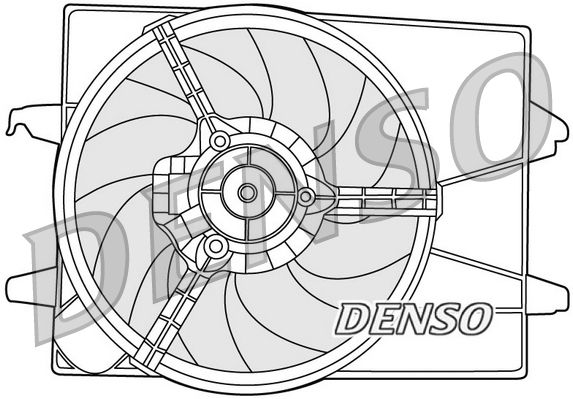 DENSO ventilátor, motorhűtés DER10003