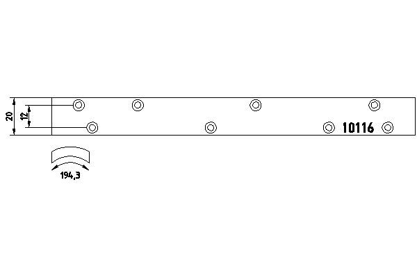 TEXTAR Remvoeringsset, trommelrem