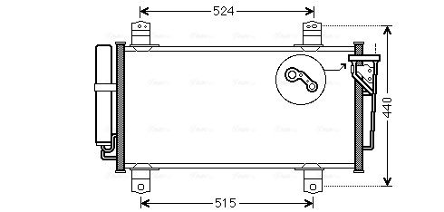 AVA QUALITY COOLING kondenzátor, klíma MZA5231D