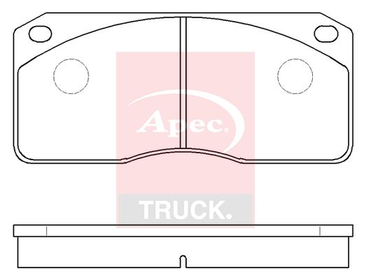 APEC Brake Pad Set, disc brake PAD29302