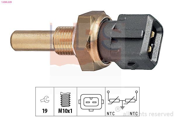 Sensor, temperatura del refrigerante