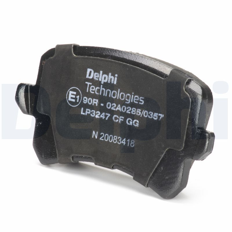 Piduriklotsi komplekt, ketaspidur, DELPHI LP3247