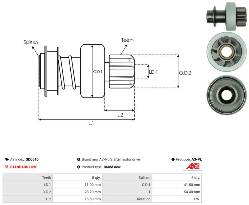Vabajooks, starter, AS-PL SD6010