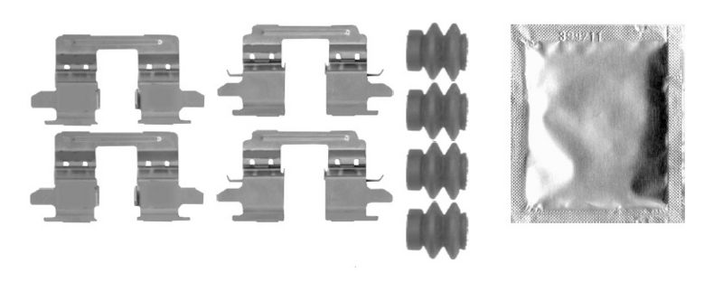 BOSCH 1 987 474 833 Accessory Kit, disc brake pad