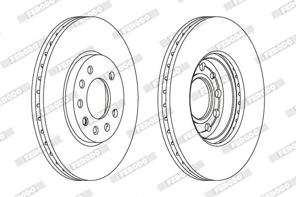FERODO DDF1042C Brake Disc