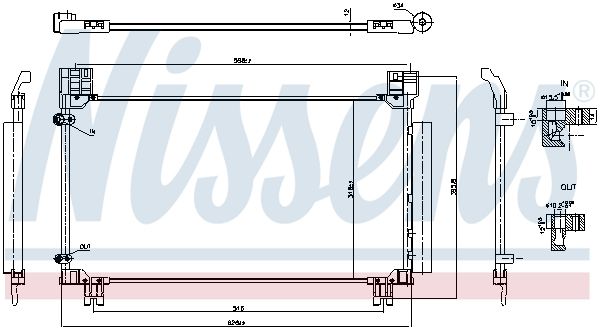 NISSENS Condensor, airconditioning 941277