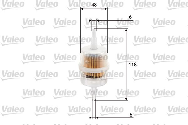 filtru combustibil 587011 VALEO