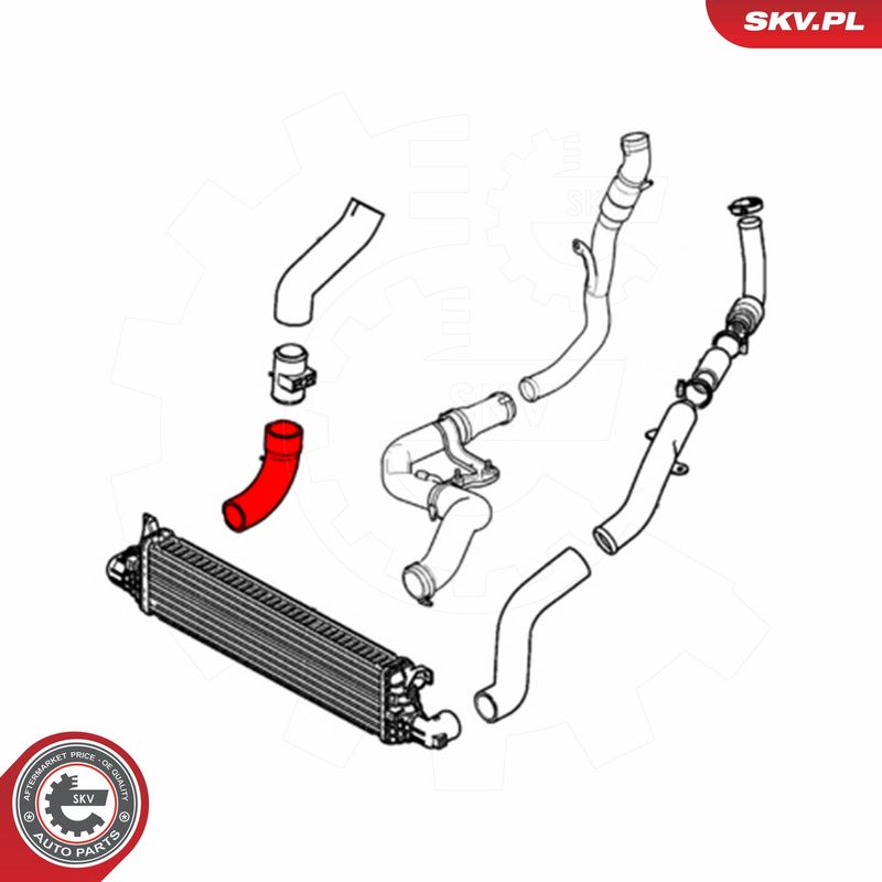 ESEN SKV 43SKV296 Charge Air Hose