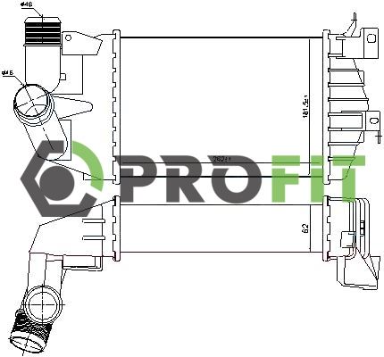 Охолоджувач наддувального повітря, Profit 1780-0169